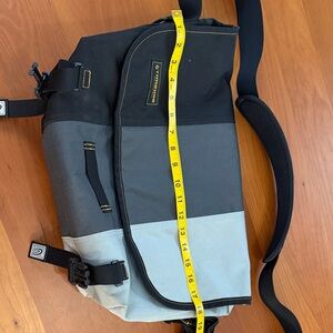 Timbuk2 Tri-Tone Black, Gray, and Cream Messenger Bag